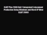 [PDF] CLAIT Plus 2006 Unit 1 Integrated E-document Production Using Windows and Word XP (New