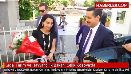 Gıda, Tarım ve Hayvancılık Bakanı Çelik Kosova'da