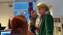 Statsminister Helle Thorning-Schmidt besøger Viden Djurs 29. november 2012