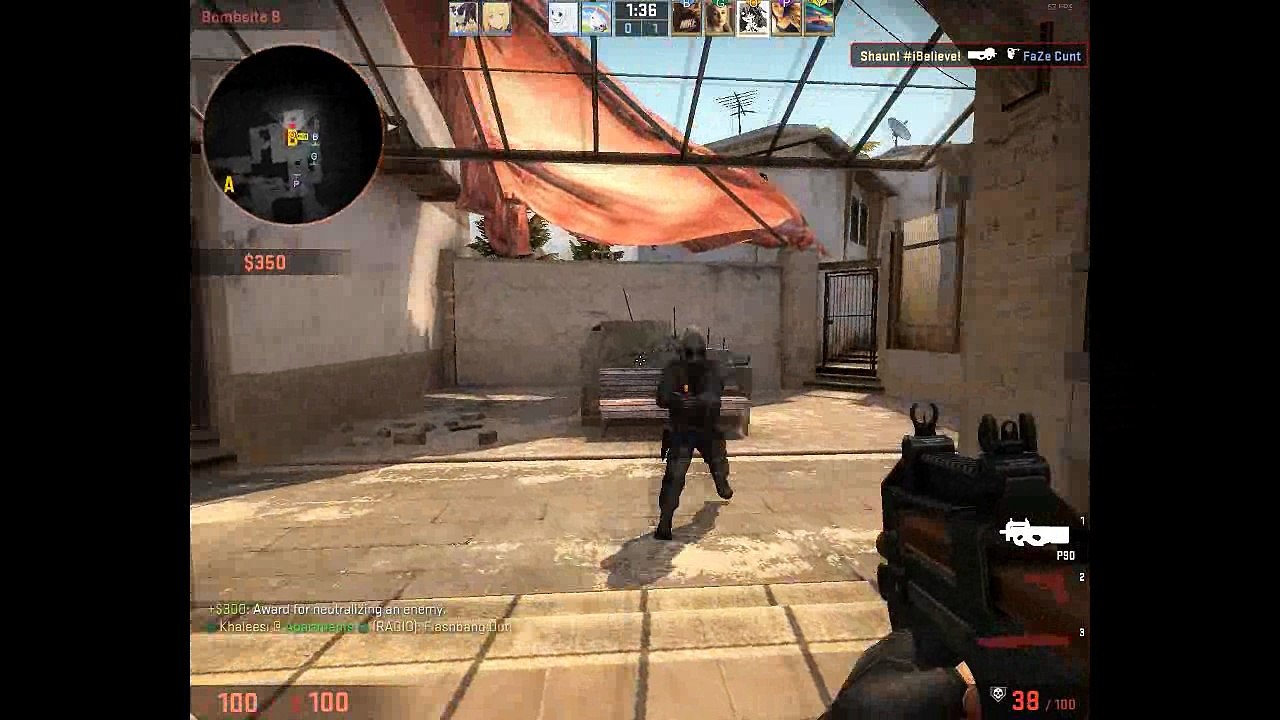 CSGO Comp...with teammates for enemies.