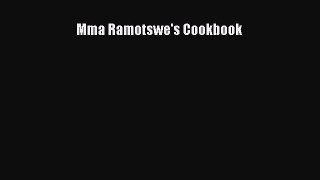 Read Books Mma Ramotswe's Cookbook E-Book Free