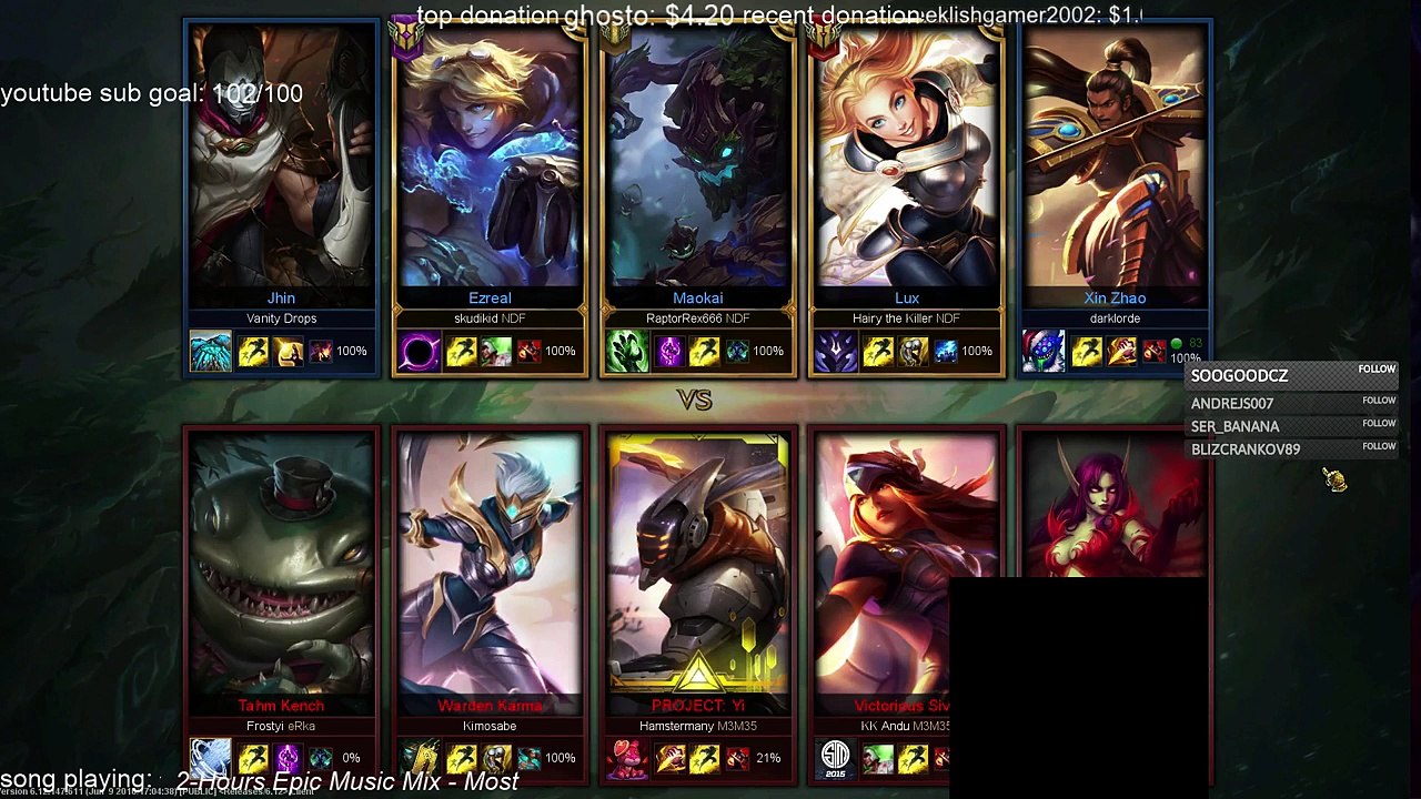 eu east going in to rank (still missing few champions no noc or kha ;/) (158)