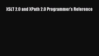 Download XSLT 2.0 and XPath 2.0 Programmer's Reference PDF Online