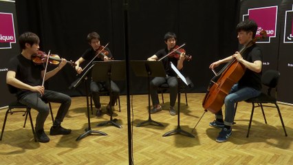 Novus Quartet interprète "Arirang", air traditionnel coréen (arrangé par Sung-Min Ahn) I Le live de la matinale
