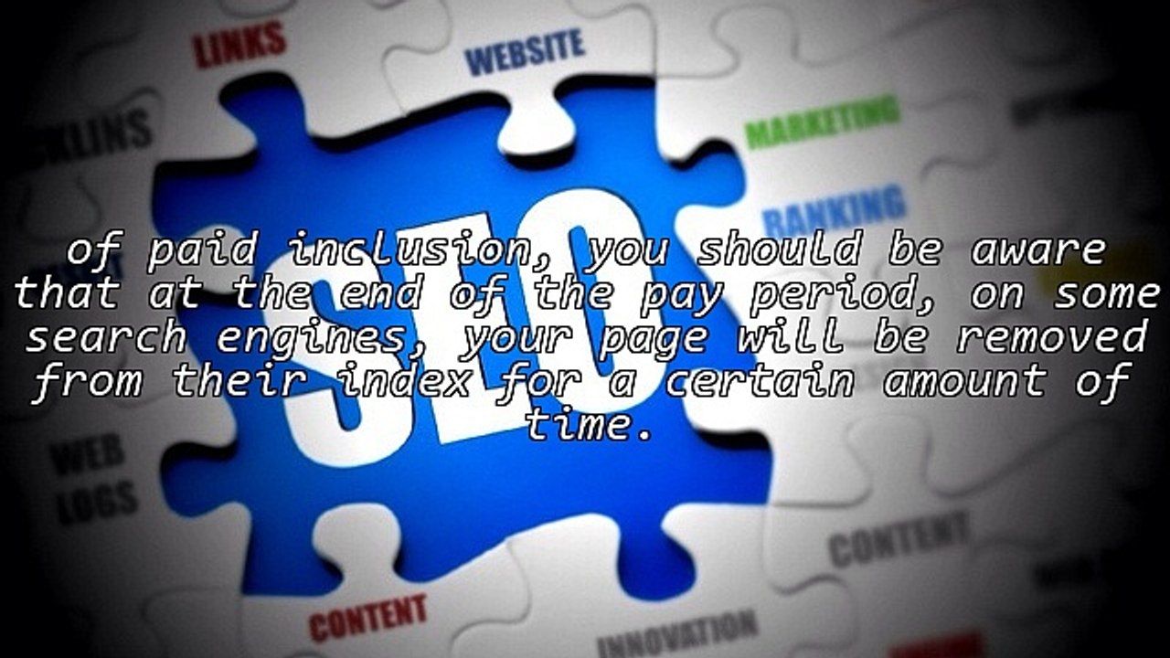 Understanding Paid URL Inclusion