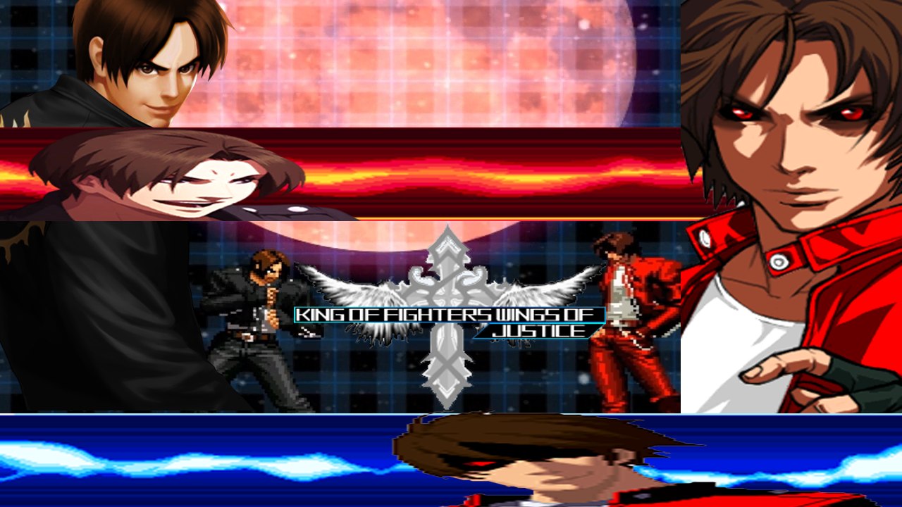 [Mugen - KOF] Kyo Kusanagi (Glasses) vs. Clone Blood Kyo (HELL)