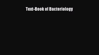 Download Text-Book of Bacteriology PDF Online