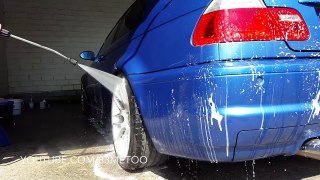 BMW M3 E46 Car Wash - Grundlagen der Autopflege - Fahrzeugpflege FAQ Handwäsche