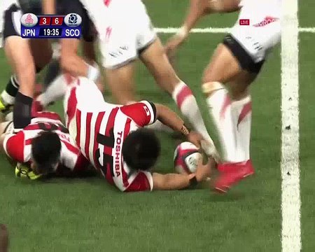 Le superbe essai japonais contre l'Écosse (25/06/2016)