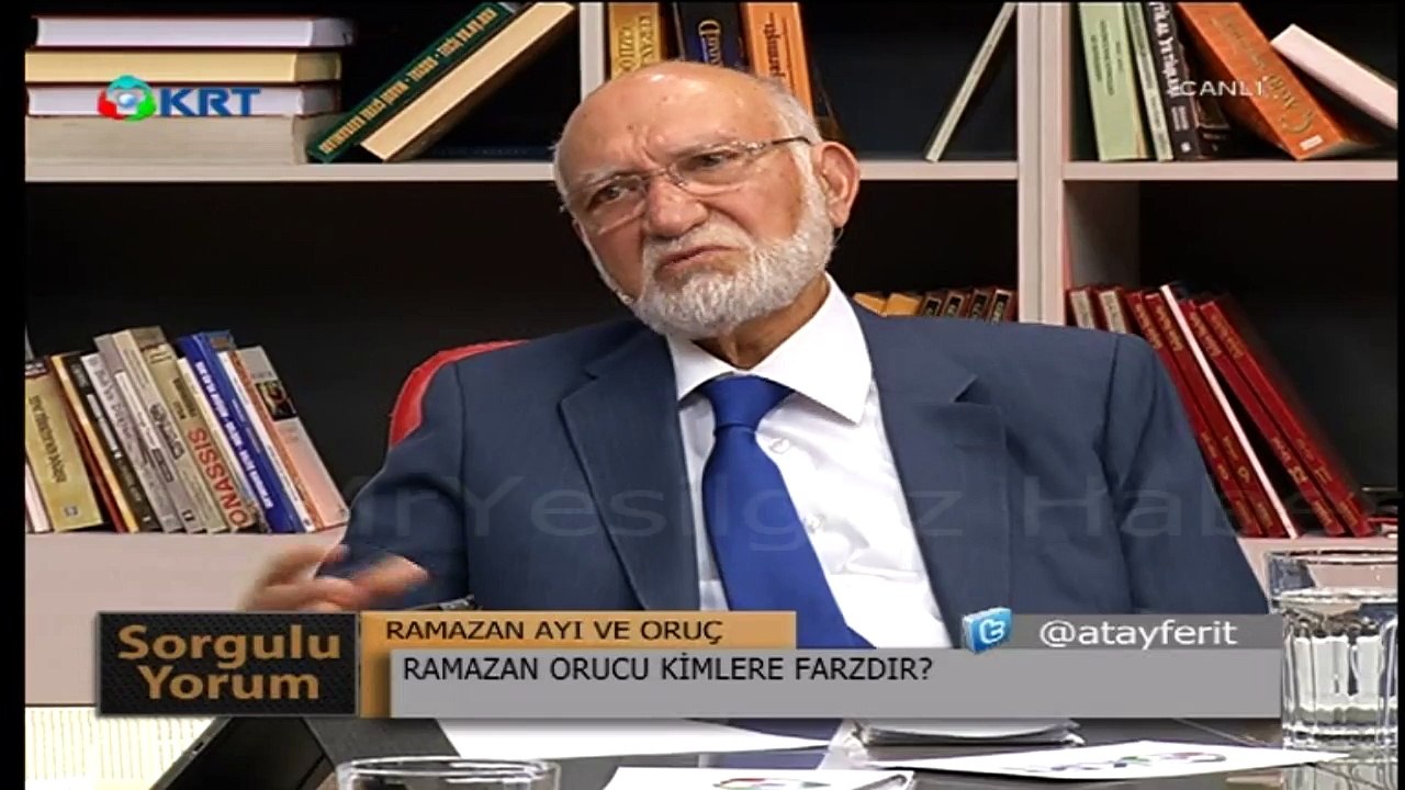 Ferit Atay İle Sorguluyorum-7 Haziran 2016-Prof. Dr. Süleyman Ateş&Sonia Cihangir-RAMAZAN AYI VE ORUÇ-Full Tek Parça