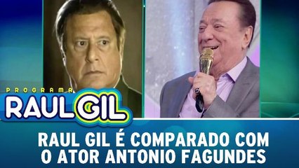 Raul Gil é comparado com o ator Antonio Fagundes