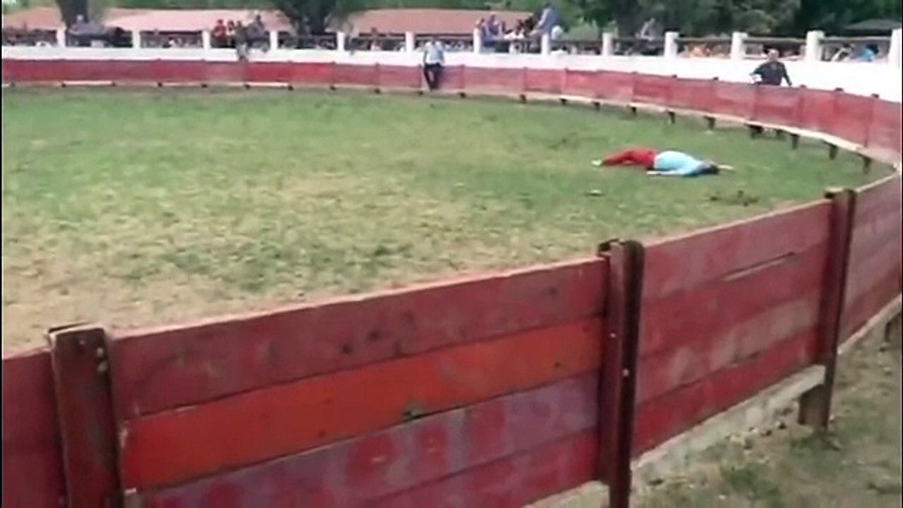 Guy Messes With Bull And Gets Knocked Out- copypasteads.com