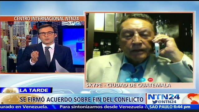 El mantenimiento de un conflicto armado solo significa víctimas : expresidente de Guatemala sobre Fin del Conflicto en Colombia