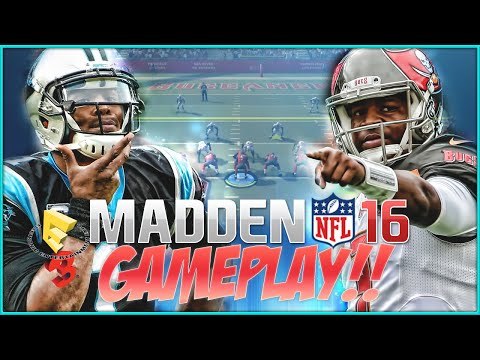 MADDEN NFL 16 E3 GAMEPLAY!!! Jameis Winston vs Cam Newton!! | MADDEN NFL 16 GAMEPLAY WALKTHROUGH