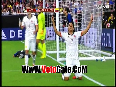 كارلوس باكا يتقدم بالهدف الاول لـ كولومبيا فى امريكا
