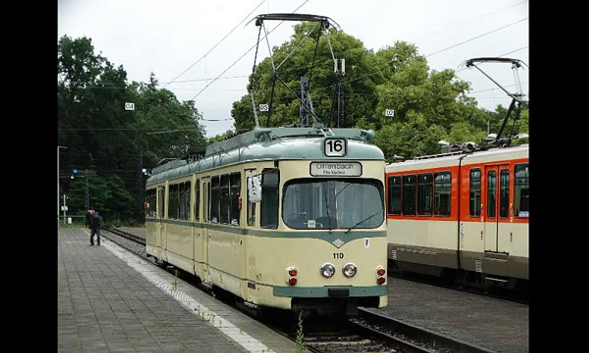 VGF Düwag O-Wagen in Frankfurt am Main Hauptbahnhof Südseite
