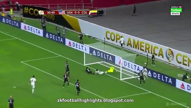 Carlos Bacca GOAL (0:1) - USA vs Colombia Copa America Centenario - 25.06.2016
