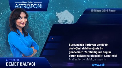 BOĞA günlük yorumu 15 Mayıs 2016 Pazar