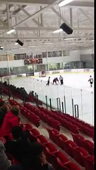 Justin Donnelly #2  Hanover Barons Vs Matt Marshall #22 Mt Forest