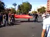 احتجاج على ترحيل سكان الحي العسكري بمراكش.27/26/25...ماي2011
