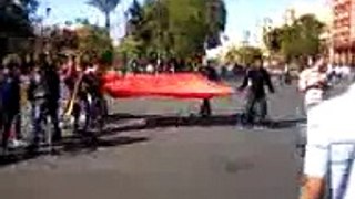احتجاج على ترحيل سكان الحي العسكري بمراكش.27/26/25...ماي2011