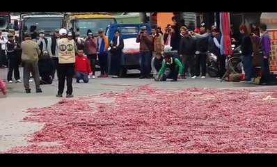 1 MILLION Fireworks Set Off At The Same Time