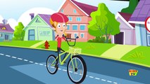 Wheels On The Bicycle | Original Nursery Rhymes| Baby Songs | Kids Videos