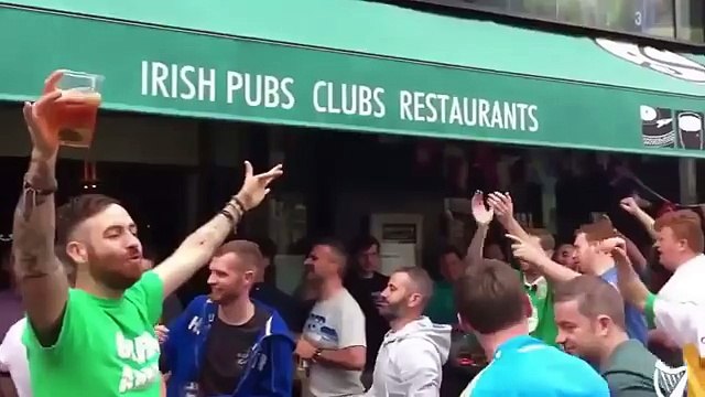 EURO 2016- Irish Fans & England Fans in France 'Someone bring the Russians'