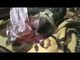 حلب - حيان :: الطفلان الشهيدان نجم وعبير أحمد كسحو 27-2012م