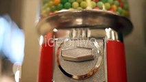 Girl Pokes Coin in Machine Sale of Sweets - Stock Footage | VideoHive 15328451