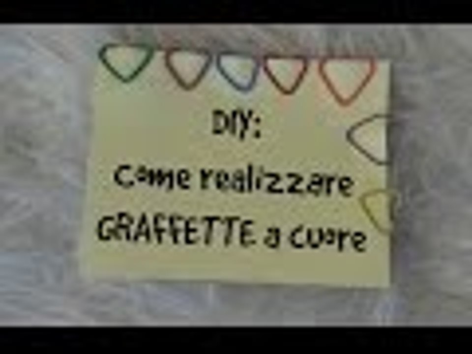 ♡ DIY ♡    Come realizzare GRAFFETTE a forma di CUORE
