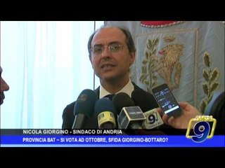 Provincia Bat | Si vota ad ottobre : sfida tra Giorgino e Bottaro?