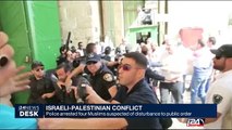 06/26: Israeli-Palestinian conflict: Police arrested 4 Muslims suspected of disturbance to public order