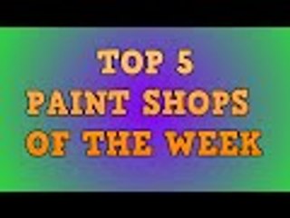 call of duty black ops 3 top 5 paint  shops of the week #1 galaxy