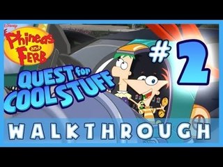 ✔ Phineas and Ferb: Quest for Cool Stuff Walkthrough 100% (X360, Wii, WiiU) Part 2 ✘