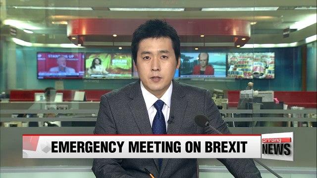 Korean government holds emergency meeting on Brexit
