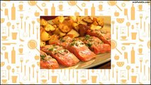 Recipe Roasted Miso Salmon with Lemon and Cilantro with Rosemary Roasted Yukons