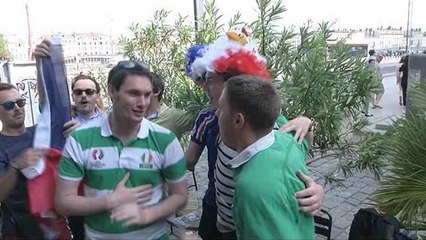 France-Eire: en attendant le coup d'envoi, le match des supporters - Le 26/06/2016 à 12h20
