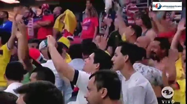 Le but de Carlos Bacca avec un caviar de James Rodriguez Colombie-USA 1-0 et le commentateur pète un câble