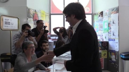 Puigdemont apela al voto de los descontentos con las nuevas elecciones