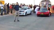 Car Racing Lahore Omair RX-7 on Slicks vs Hamid Evo