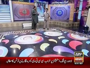 Amazing clip between Amjid Sabri and Funny stage king Umer sharif