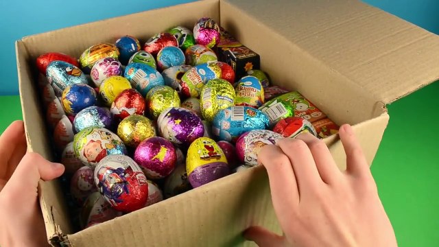 SurpriseEggs KinderSurprise PeppaPig MickeyMouse SpiderMan Cars 4