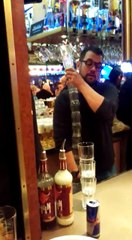 Amazing video of  a man in Bear Bar making fun