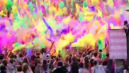 Dünyanın en büyük boya festivali