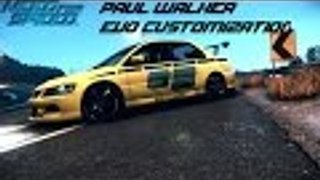 Driving Paul Walker Evo in Need for Speed™