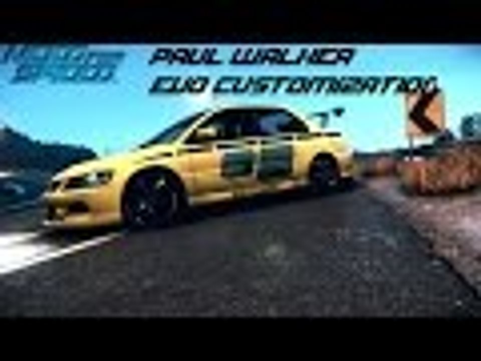 Driving Paul Walker Evo in Need for Speed™