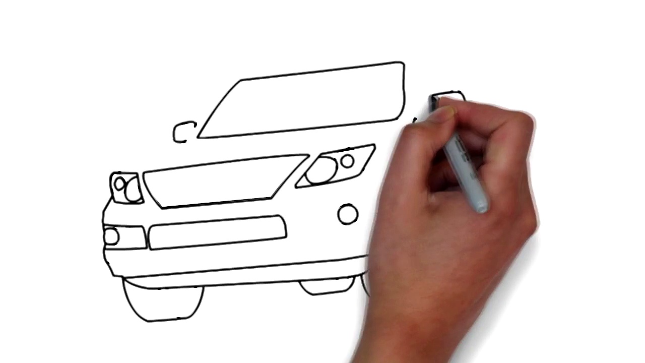 Как нарисовать машину на пульте управления