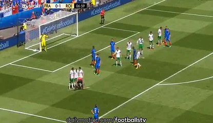 Dimitri Payet Fantastic Free Kick - France vs Rep. of Ireland - EURO 2016 - 26/06/2016 HD