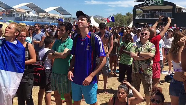 France-Irlande : grosse ambiance à la fan zone de Marseille